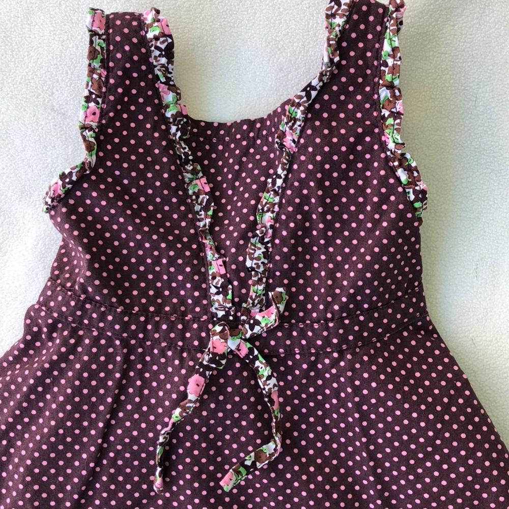 Blueberi boulevard 12 mo polka dot dress